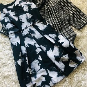 Beautiful floral Carmen Marc Valvo dress